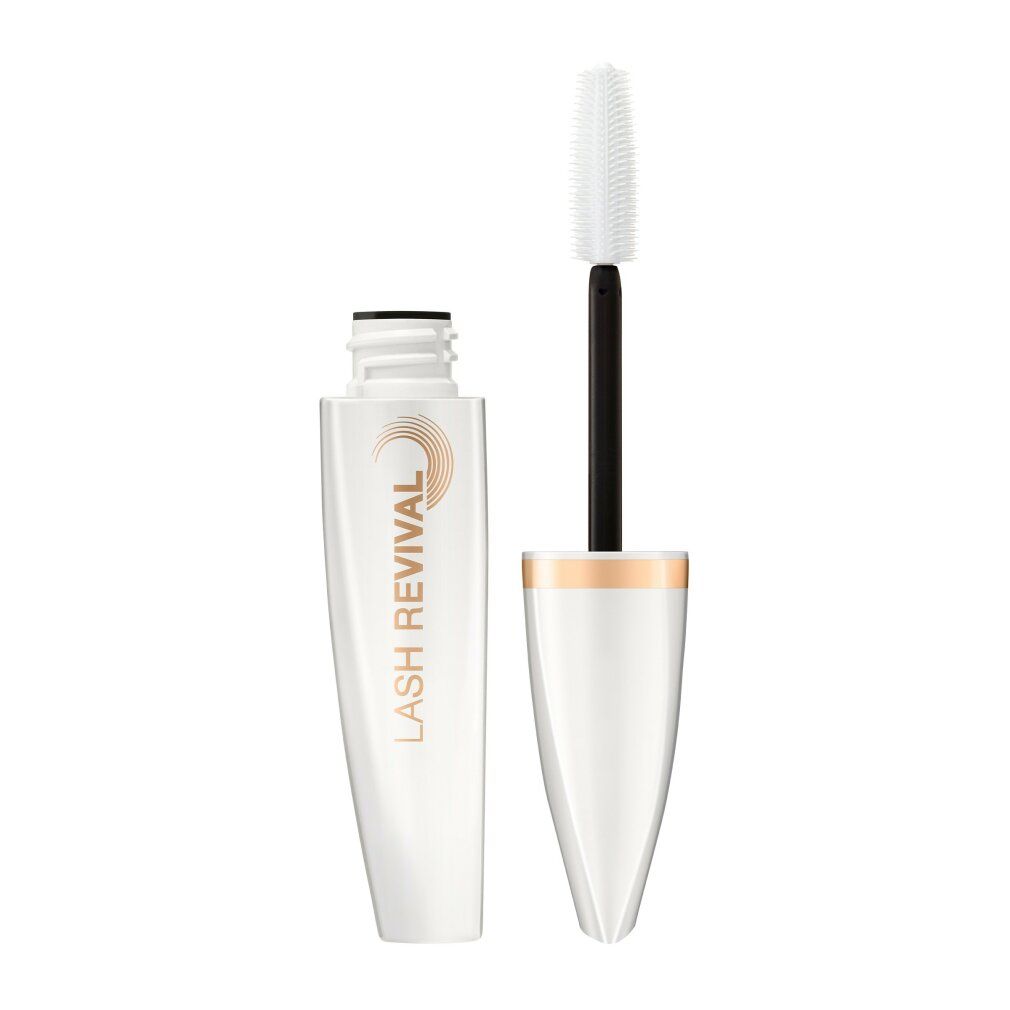 Primer pour cils blanc avec brosse noire. Inscription : LASH REVIVAL VOLUME BOOSTING PRIMER.
