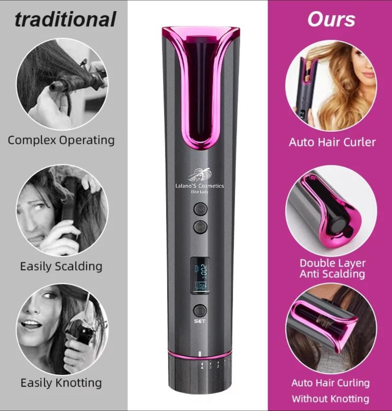 Lalano`S Cosmetics Curler de cheveux intelligent