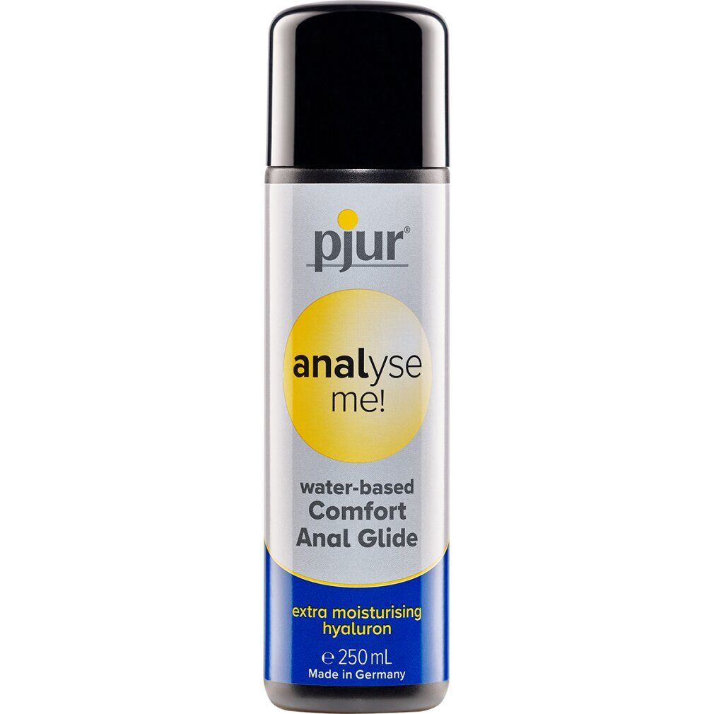 Pjur Analyse Me! Comfort Anaal glijmiddel, 250ml fles met hyaluron.