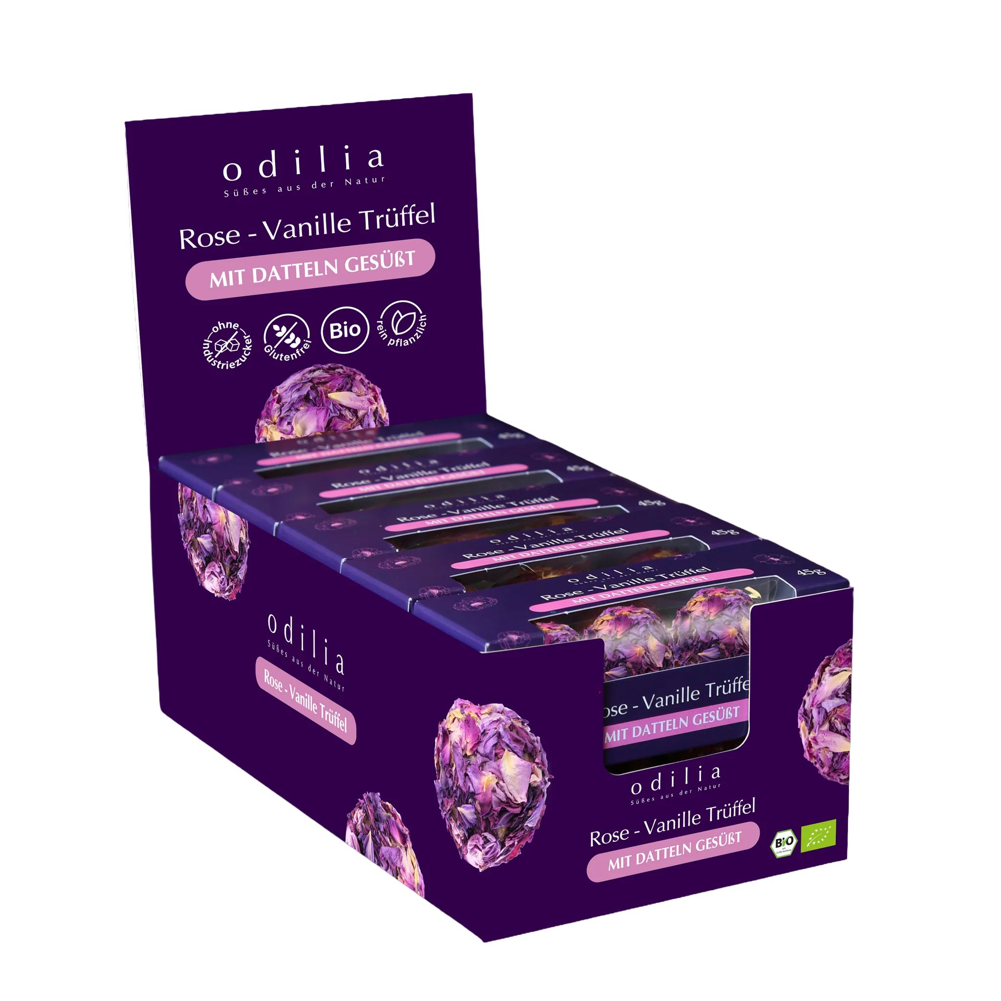 odilia Truffes bio rose et vanille