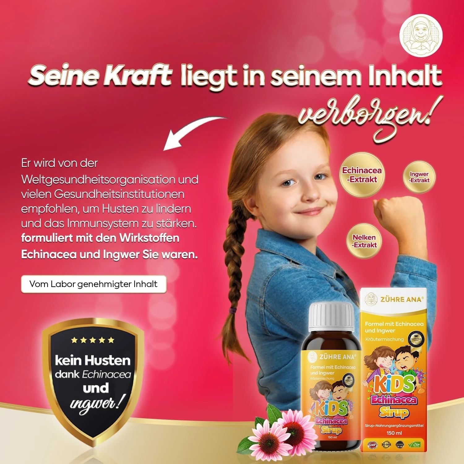 Sirop Echinacea Zühre Ana Kids