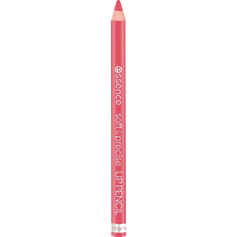 Roze lippotlood. Opschrift: essence soft & precise LIP PENCIL.