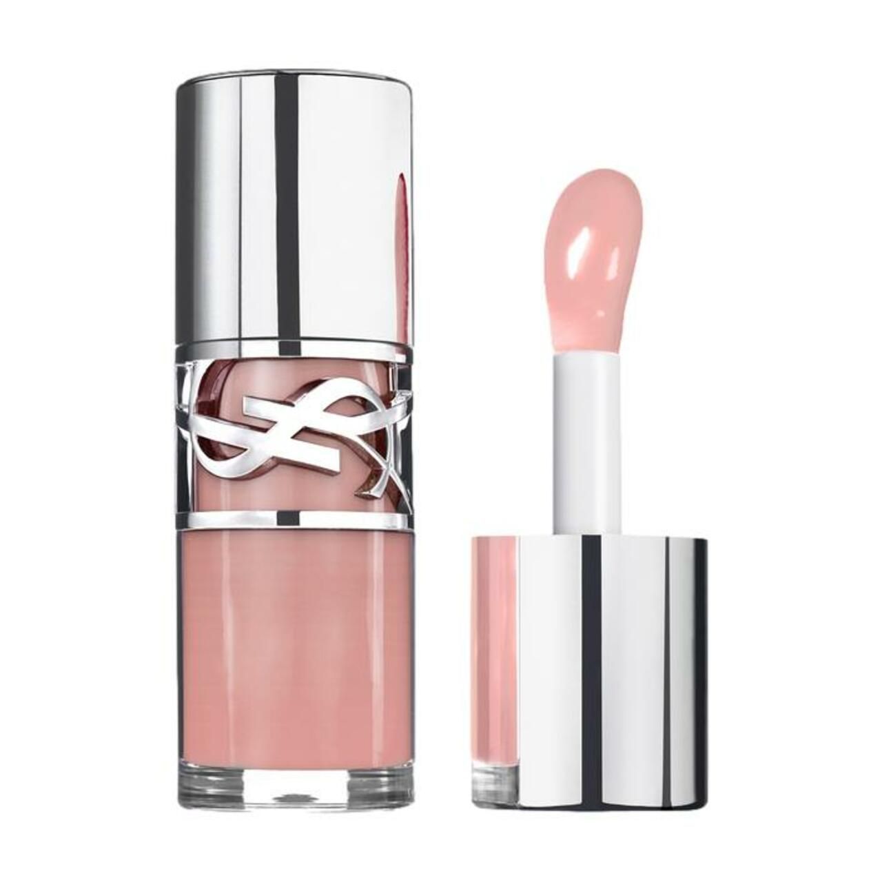 YSL LoveShine Olio-Gloss Labbra 02. Aperçu des couleurs et textures du gloss à lèvres.