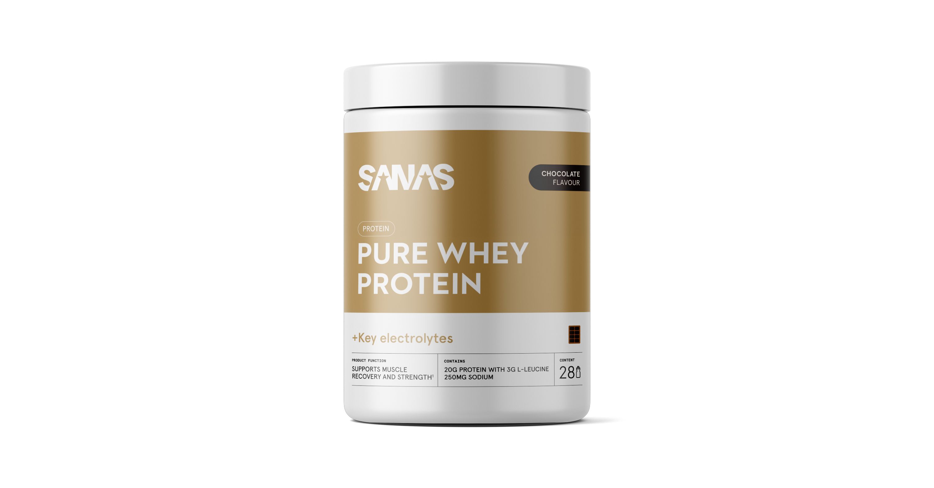 Sanas Pure Whey Protein Chocolate