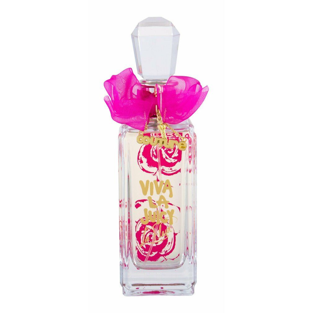 Viva La Juicy La Fleur Eau de Toilette fles met roze strik.
