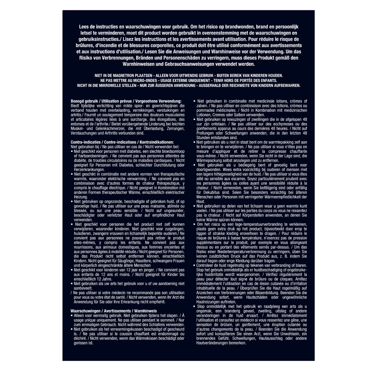 lucovitaal - Spier & Gewricht warmtepleisters (voor rug) (MAXI)