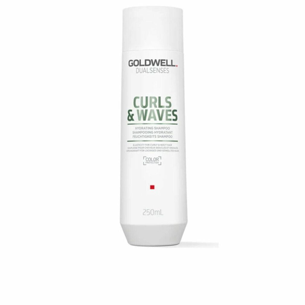 Bouteille de shampooing hydratant Goldwell Dualsenses Curls & Waves, 250ml.