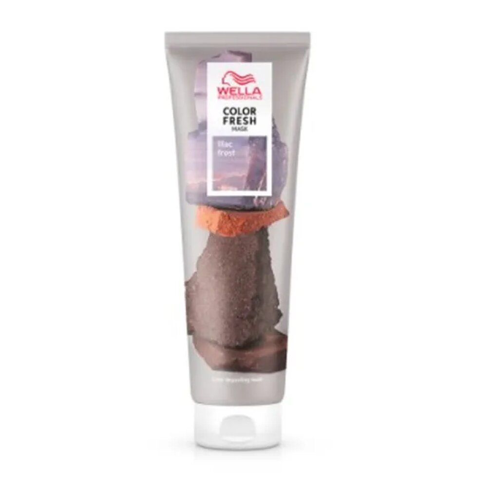 Wella Color Fresh Mask Lilac Frost. Tube avec illustration du produit. Logo et nom du produit visibles.
