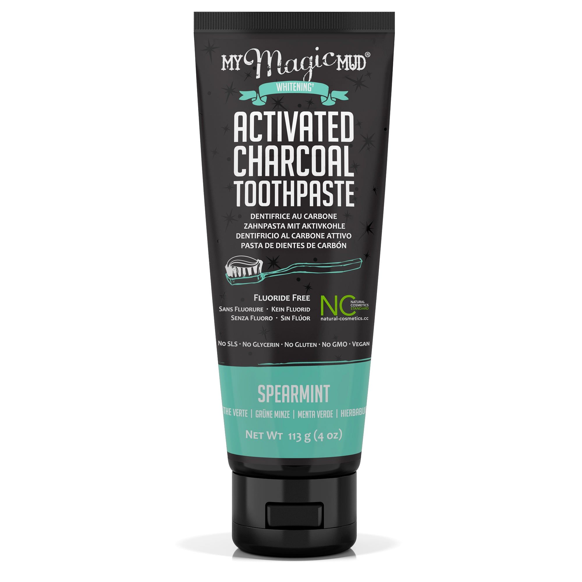 My Magic Mud tandpasta met actieve kool, groene munt