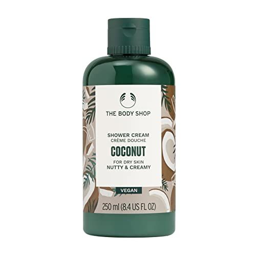 The Body Shop Douchecrème Kokos, fles van 250 ml.
