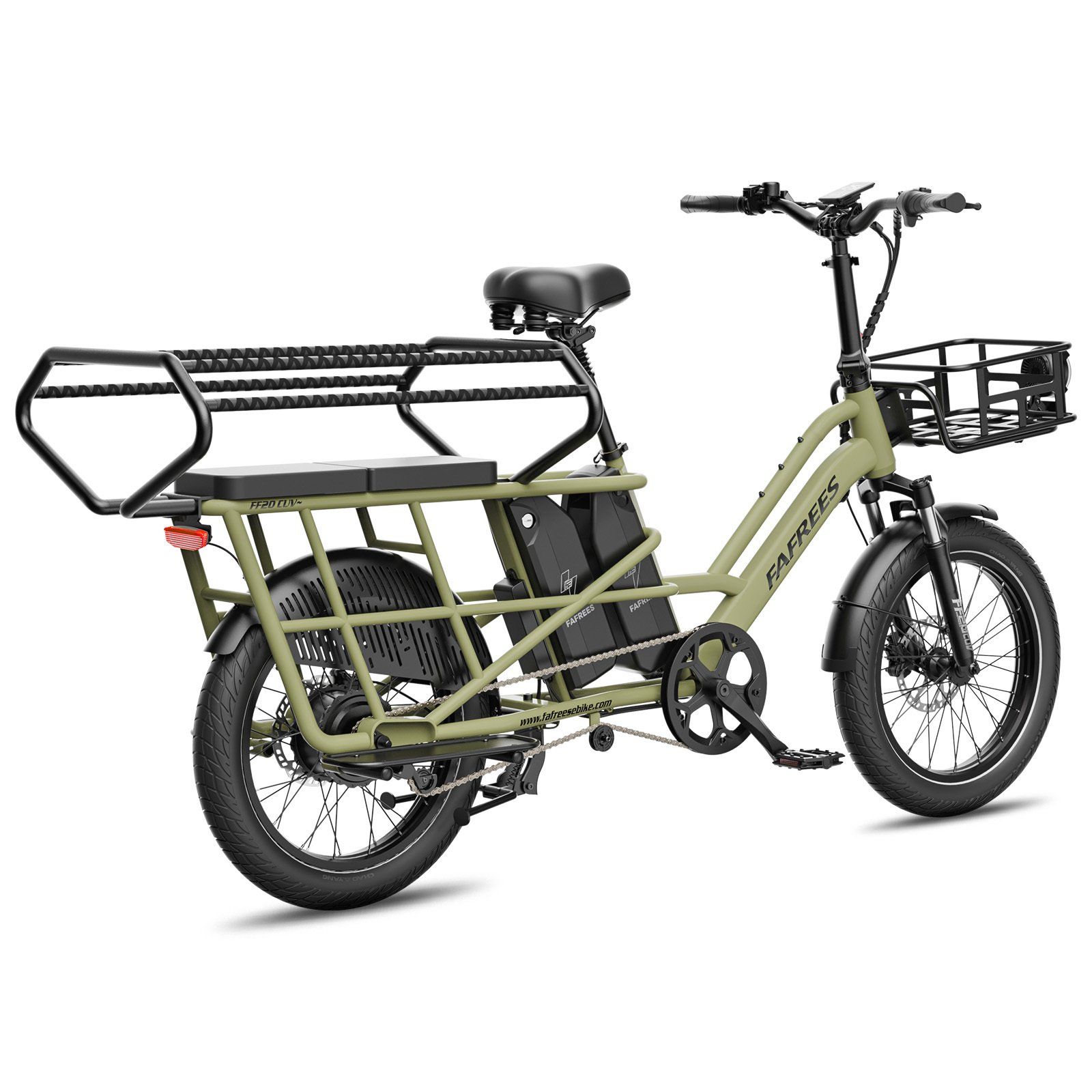 FAFREES FF20 CUV Vélo électrique modulable à longue queue – Double batterie 30 Ah