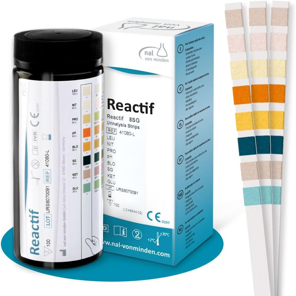 Reactif gezondheidstest - urineteststrips voor 8 parameters