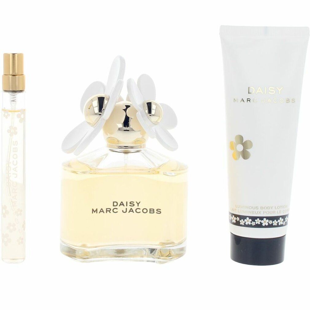 Marc Jacobs Daisy parfumfles, reisverstuiver en bodylotion.