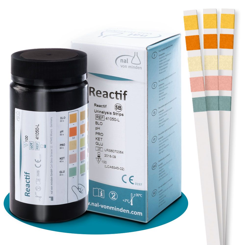 Reactif gezondheidstest - urineteststrips voor 5 parameters