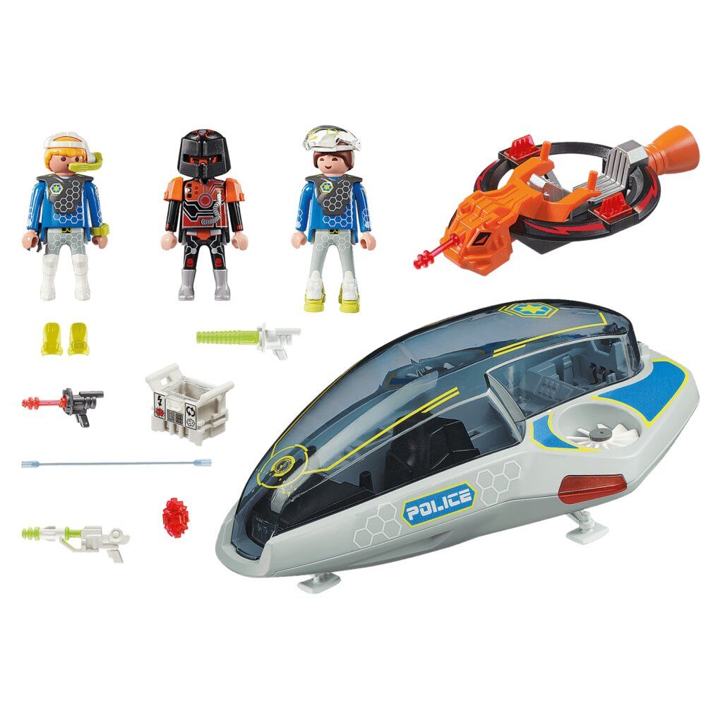 Playmobil City Action Galaxy Police Planeur - 70019