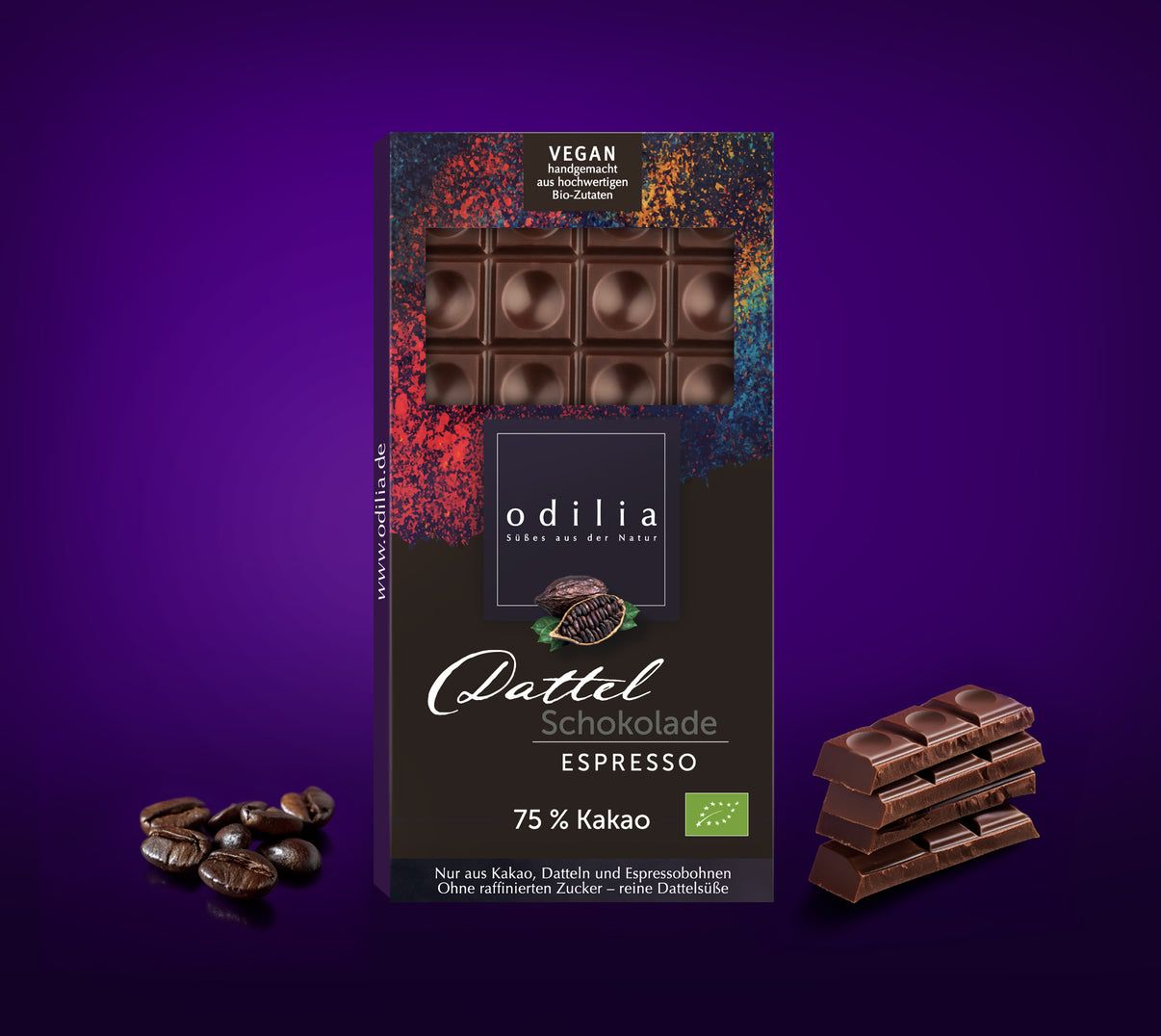 odilia Biologische dadelchocolade met espresso