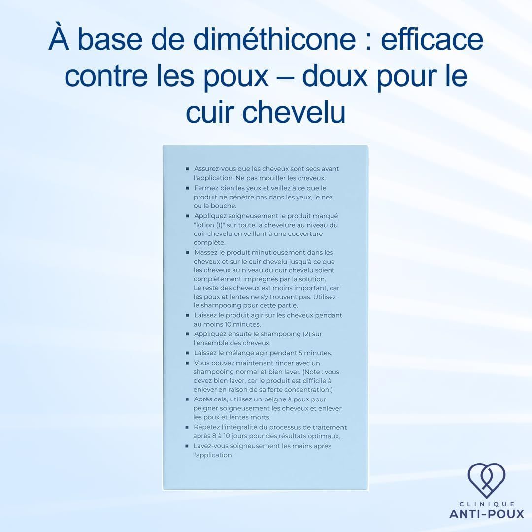 La Clinique Anti-Poux Shampoing anti-poux Premium + Lotion Deux Peignes