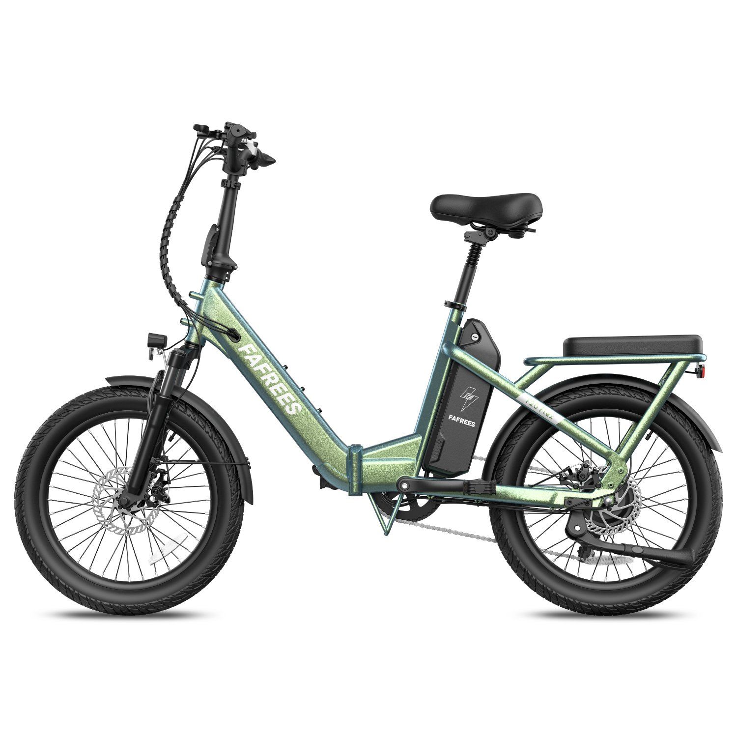 FAFREES F20 Flex Elektrische fiets voor woon-werkverkeer met 36V 20Ah accu / 100 km actieradius