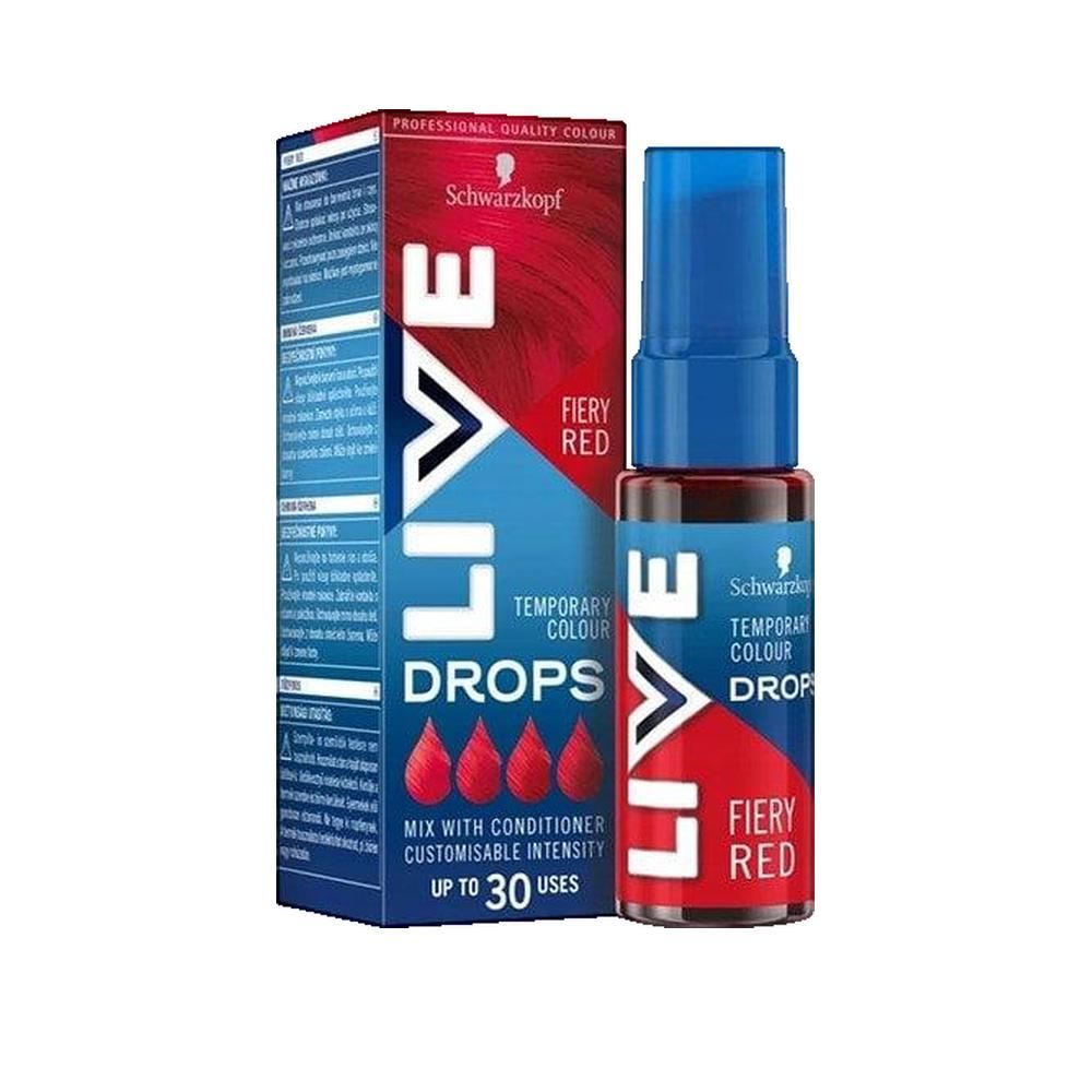 Schwarzkopf LIVE DROPS Teinture semi-permanente Rouge Feu
