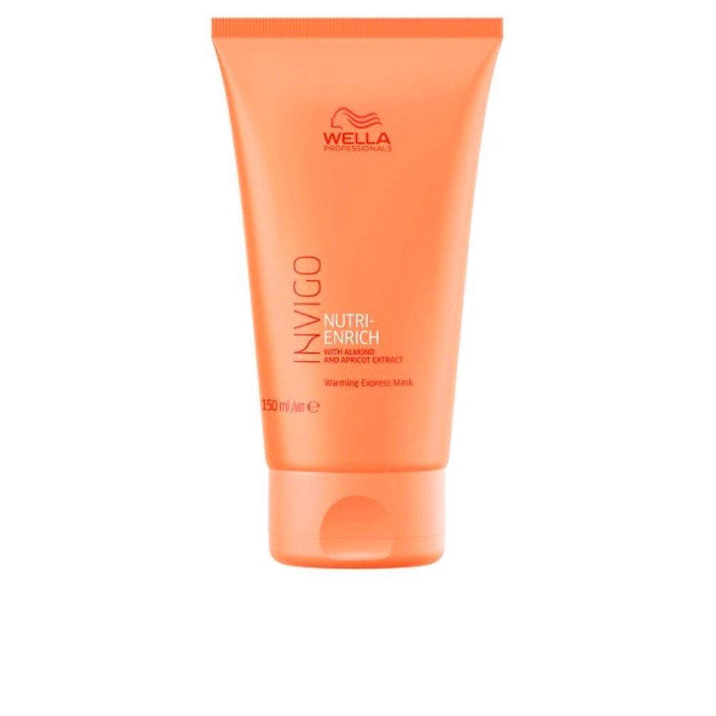 Oranje tube Wella Invigo Nutri Enrich Mask. Productinformatie. 150ml.