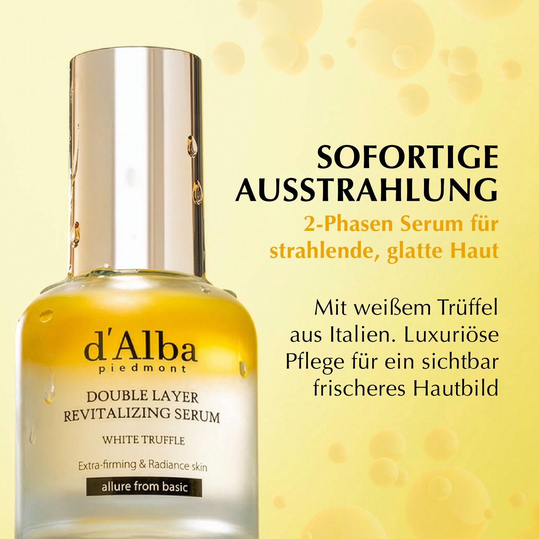 d'Alba White Truffle Double Layer Revitalizing Gezichtsserum