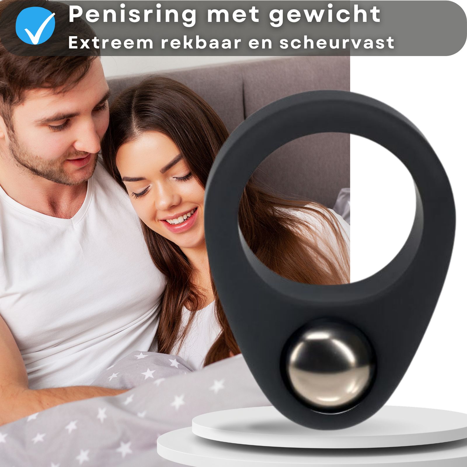 Lovelyness - Cockring met gewicht - Heavy - S