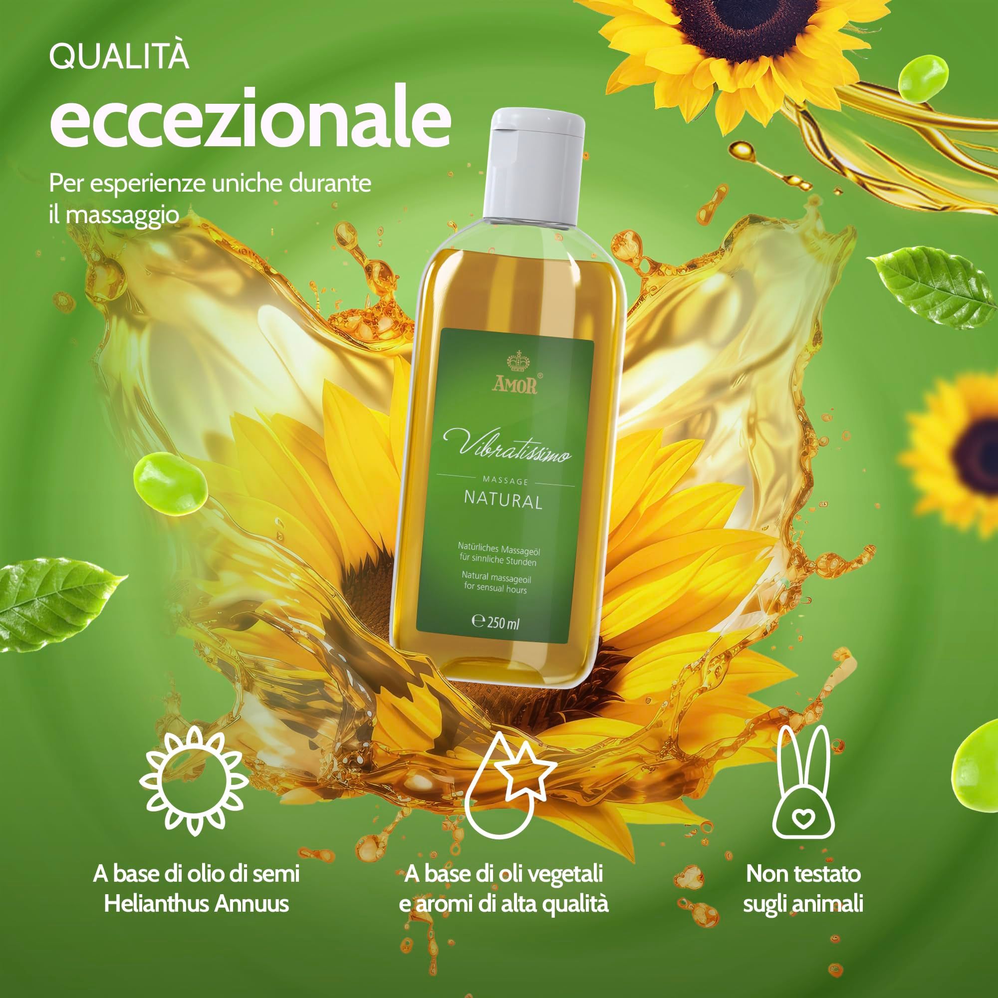 Vibratissimo Massageolie Natural